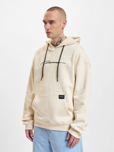 Felpa con cappuccio da uomo Rocawear, morbida, con coulisse e tasche, realizzata in cotone, colore ecru-bianco.
