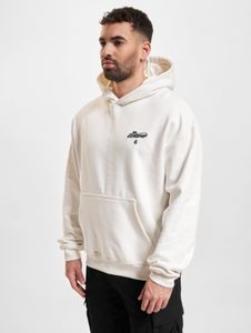 Felpa casual da uomo Rocawear con polsini e cappuccio a coste, in cotone, bianca