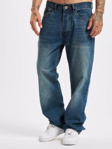 Comodi jeans da uomo Rocawear con chiusura a zip, in cotone, blu