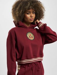 bequemer Rocawear Damen Hoodie Reißverschluss Taschen mit Baumwolle Rot