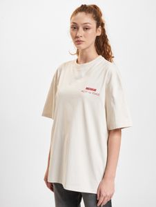 sportliches Rocawear Damen T-Shirt Oversize mit Baumwolle Weiß