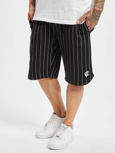 Pantalones cortos de verano para hombre Rocawear con cordón ajustable y bolsillos, algodón de 320 g/m², color negro.