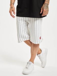 sommerliche Rocawear Herren Shorts Kordelzug Taschen 320 g/m² mit Baumwolle Weiß