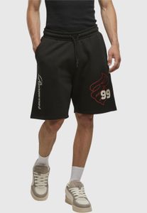 Comfortable Rocawear men's shorts with zippers, pockets, and cotton lining, black