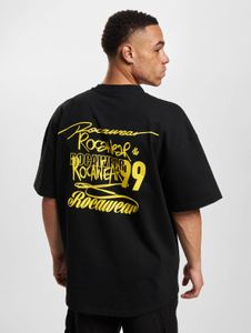 Casual Rocawear men's oversized cotton T-shirt, black