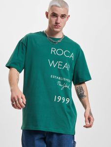 Casual Rocawear men's T-shirt with cotton, green