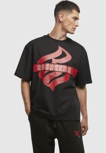 modernes Rocawear Herren T-Shirt Oversize mit Baumwolle Schwarz