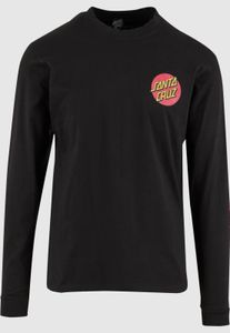 T-shirt sportiva da uomo Santa Cruz in cotone, nera