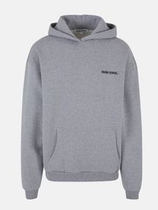 Modern 9N1M SENSE Men's Oversized Cotton Hoodie, Grey