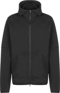 moderner Stylefile Herren Hoodie Reißverschluss Kapuze mit Baumwolle Schwarz
