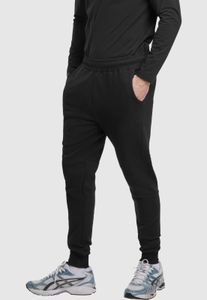 Pantalon Stylefile confortable pour homme, en coton noir