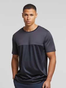 T-shirt sportiva da uomo Stylefile in cotone, nera