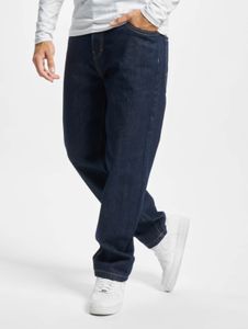 Jeans da uomo Southpole eleganti con tasche con zip, in cotone, blu navy