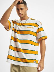 Modern STARTER men's T-shirt, oversize, 180 g/m², cotton, white/multicolored
