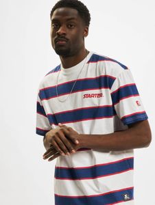 sporty starter men's T-shirt 180 g/m² with cotton white/blue