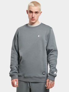 bequemes Starter Herren Sweatshirt Fleece 300 g/m² mit Baumwolle Grau