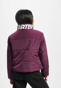 Casual STARTER women's jacket with zippers and pockets, 139 g/m², violet