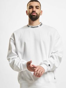 Sudadera suave para hombre STARTER con puños acanalados, felpa, 300 g/m² con algodón, blanca