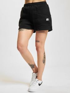 Modern starter women's trousers with drawstring and pockets, 300 g/m² cotton, black