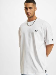 bequemes Starter Herren T-Shirt Oversize 240 g/m² mit Baumwolle Weiß