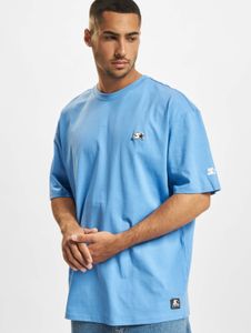 Casual starter men's T-shirt, oversize, 240 g/m², cotton, blue