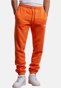 Modern STARTER men's trousers with pockets, 330 g/m² cotton, orange