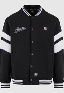 Stylish STARTER men's jacket with cotton, black