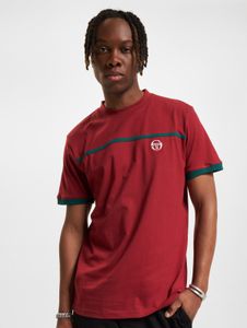 bequemes Sergio Tacchini Herren T-Shirt mit Baumwolle Rot