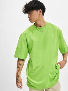 lässiges Urban Classics Herren T-Shirt Oversize 180 g/m² mit Baumwolle Lime-Grün
