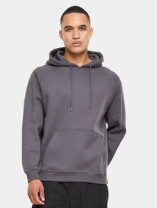 Sudadera cómoda con capucha para hombre de Urban Classics, con puños y capucha acanalados, 380 g/m² de algodón, color gris.