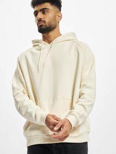 bequemer URBAN CLASSICS Herren Hoodie Kordelzug Rippstrick 380 g/m² mit Baumwolle Ecru-Weiß