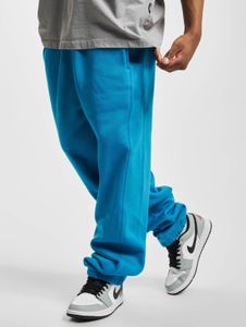 Pantalones cómodos para hombre de URBAN CLASSICS con bolsillos, puños acanalados, algodón de 380 g/m², color azul.