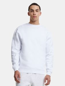 lässiges URBAN CLASSICS Herren Sweatshirt 380 g/m² mit Baumwolle Weiß