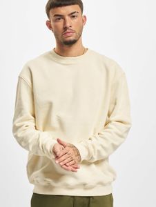 Soft URBAN CLASSICS men's ribbed knit sweatshirt, 380 g/m², with cotton, ecru-white