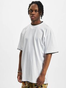 Modern URBAN CLASSICS men's T-shirt 180 g/m² with cotton, white/black