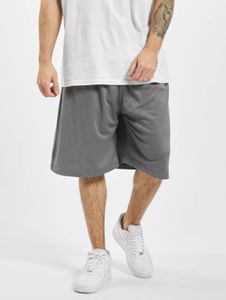 Pantalones cortos de malla para hombre Summer Urban Classics, 130 g/m², color gris.