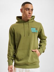 Comfortable Timberland men's hoodie with ribbed cuffs, cotton, green