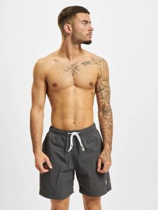 Pantalones versátiles para hombre URBAN CLASSICS con cordón ajustable y cremallera, 120 g/m², gris.