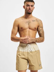 lässige Urban Classics Herren Hose Kordelzug Reißverschluss 120 g/m² Beige