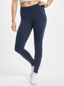 Pantalones elásticos casuales para mujer URBAN CLASSICS, 200 g/m², algodón, azul