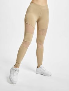 modern Urban Classics women's trousers stretch mesh 210 g/m² beige