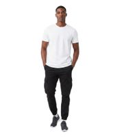 Comodi pantaloni cargo da uomo URBAN CLASSICS con elastico in vita e tasche cargo, neri