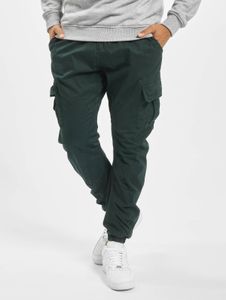 Casual URBAN CLASSICS men's jeans with pockets, 320 g/m², cotton, green
