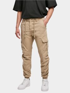 Jean homme URBAN CLASSICS confortable, avec cordon de serrage et poches, 320 g/m² coton, beige