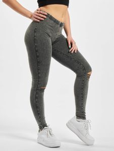 Comfortable URBAN CLASSICS women's stretch oversize trousers, 200 g/m², made of cotton, black