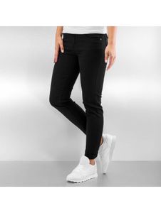 Jeans de mujer Stylish Urban Classics, corte ajustado, elásticos, con bolsillos, de algodón, color negro.