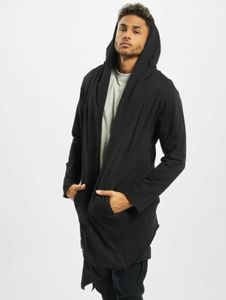 Sudadera cómoda para hombre de Urban Classics con bolsillos y capucha, algodón de 240 g/m², color negro.