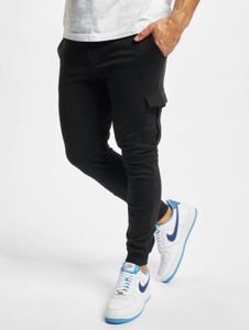 Vaqueros de hombre Stylish Urban Classics con bolsillos con cordón ajustable, algodón de 300 g/m², color negro.