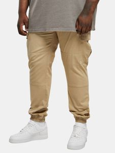 Pantalones vaqueros elásticos Urban Classics para hombre, cómodos, con bolsillos con cremallera, de algodón, color beige.