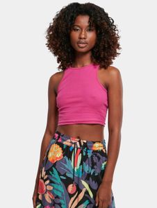 T-shirt elasticizzata da donna Modern Urban Classics, 180 g/m², cotone, rosa